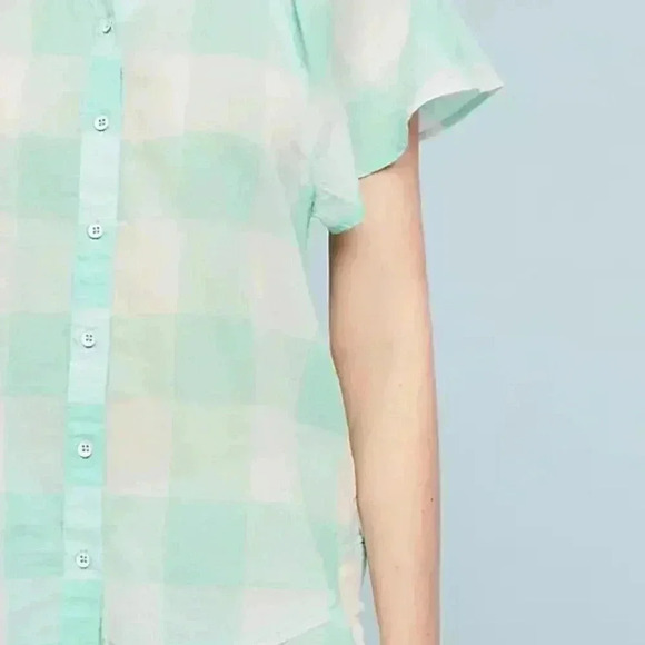 Maeve Gingham Flutter Top - Picture 12 of 12